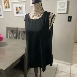Black tank, Satin feel, size Small